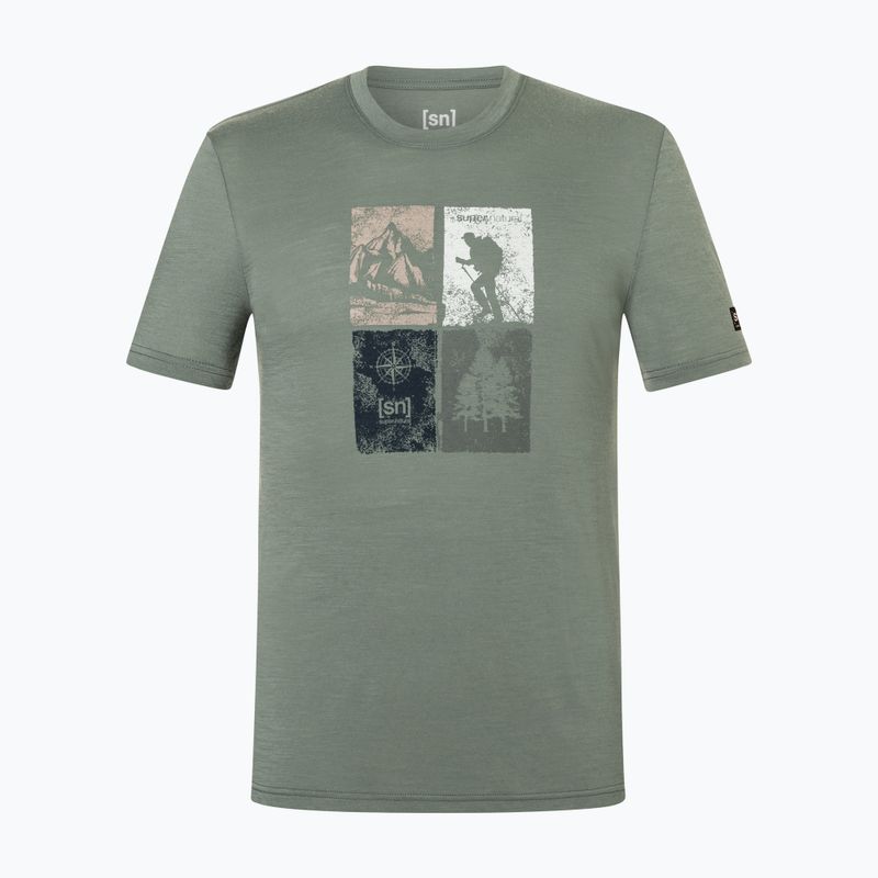 Футболка чоловіча Super.Natural Go Hiking Tee eucalyptus/various 4