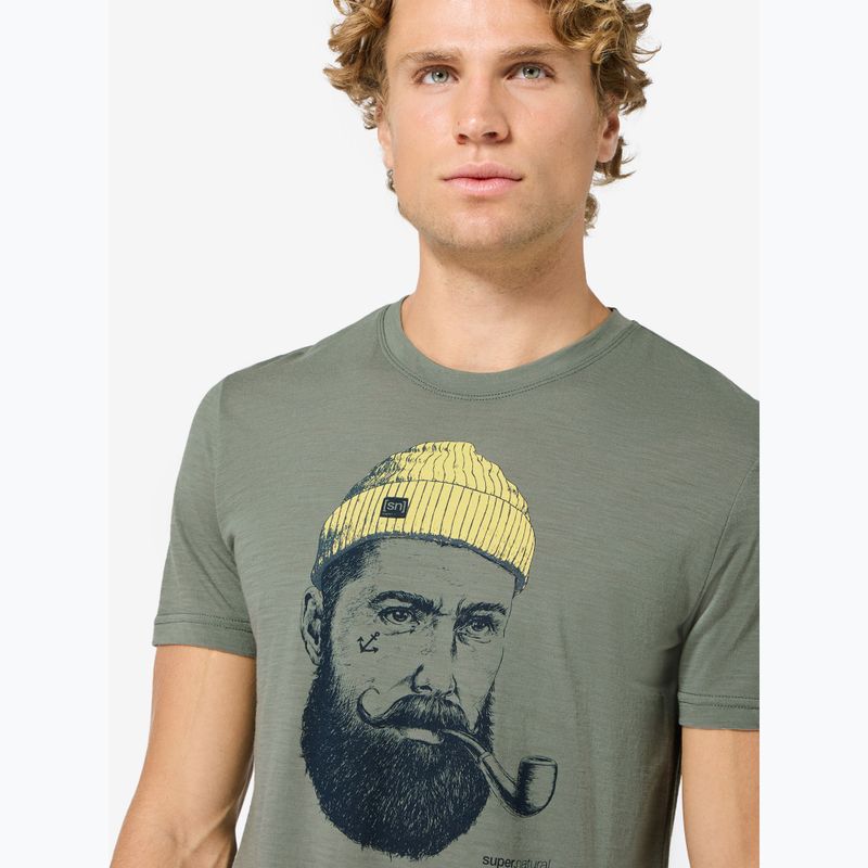 Футболка чоловіча Super.Natural Sailor Tee eucalyptus/blueberry/aspen gold 3