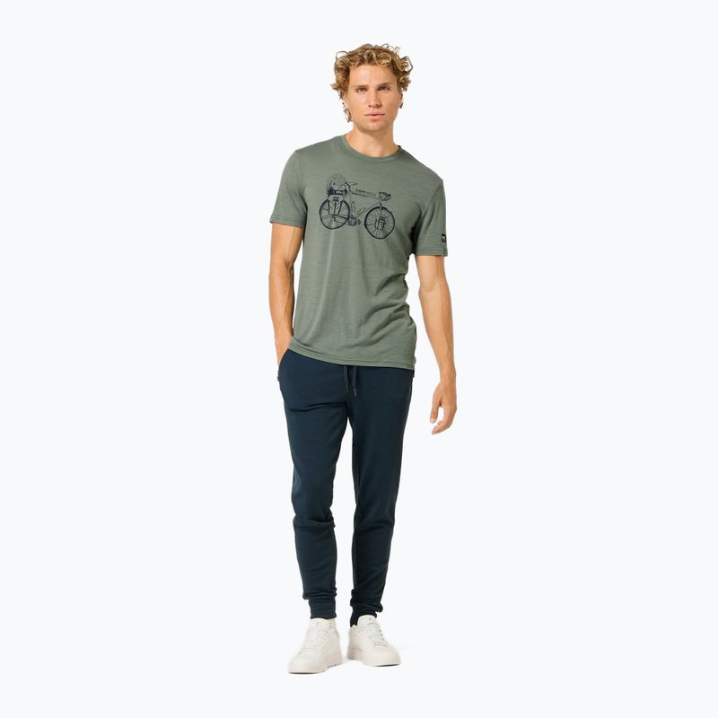 Футболка чоловіча Super.Natural Wander Wheel Tee eucalyptus/blueberry 2