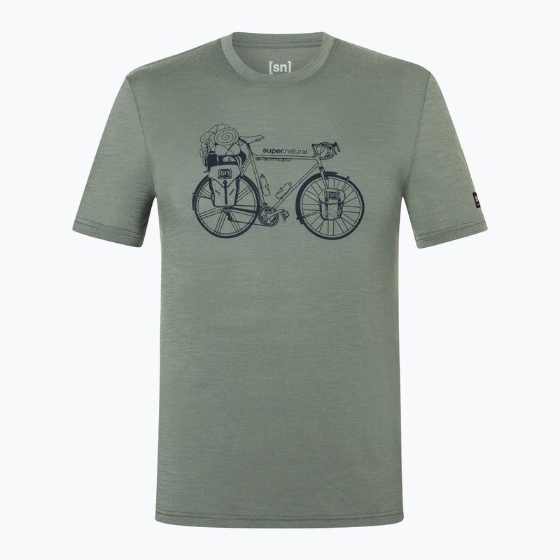 Футболка чоловіча Super.Natural Wander Wheel Tee eucalyptus/blueberry 4