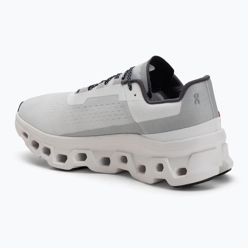 Кросівки для бігу чоловічі On Cloudmonster allwhite 3