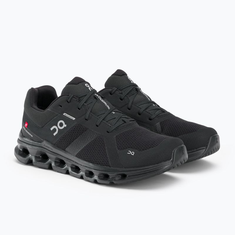 Кросівки для бігу чоловічі On Cloudrunner Waterproof чорні 5298639 4