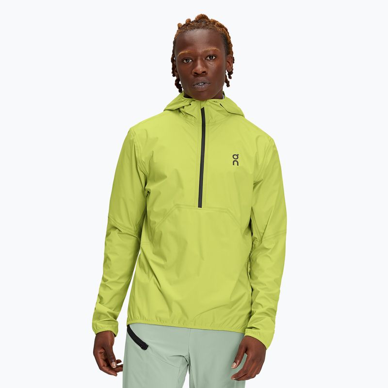 Куртка для бігу чоловіча On Running Waterproof Anorak zest