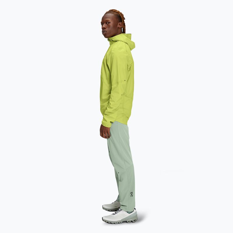 Куртка для бігу чоловіча On Running Waterproof Anorak zest 2