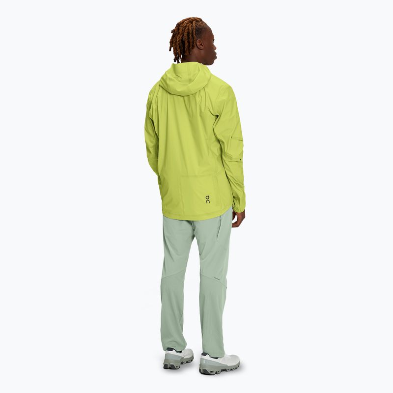 Куртка для бігу чоловіча On Running Waterproof Anorak zest 3