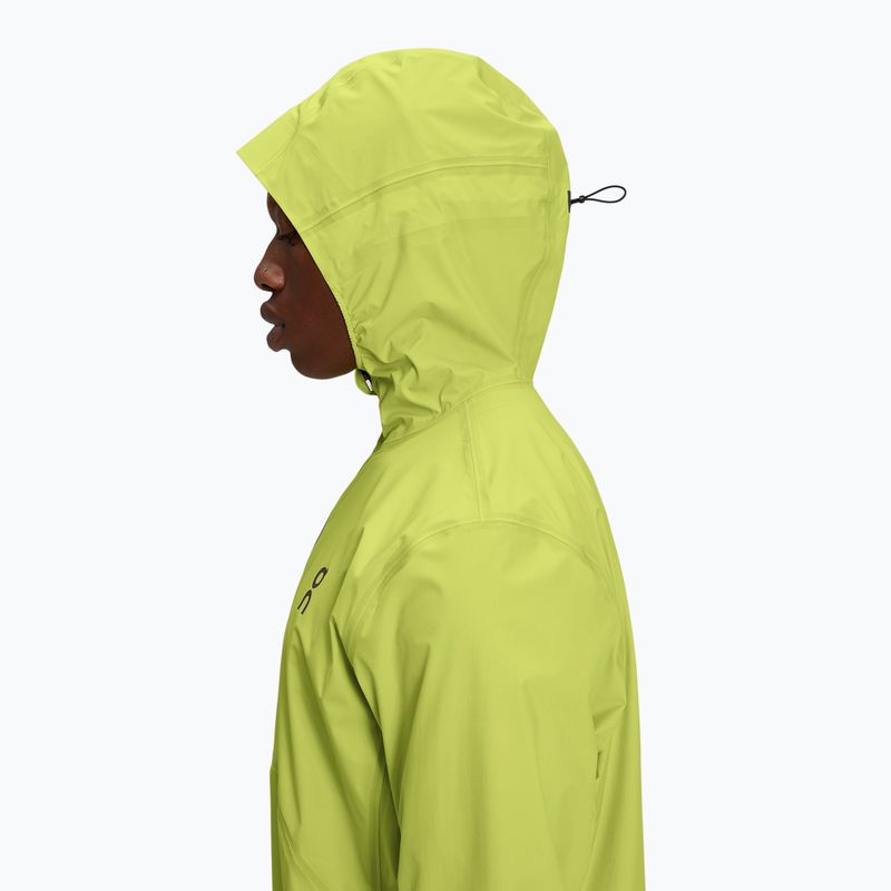 Куртка для бігу чоловіча On Waterproof Anorak zest 4