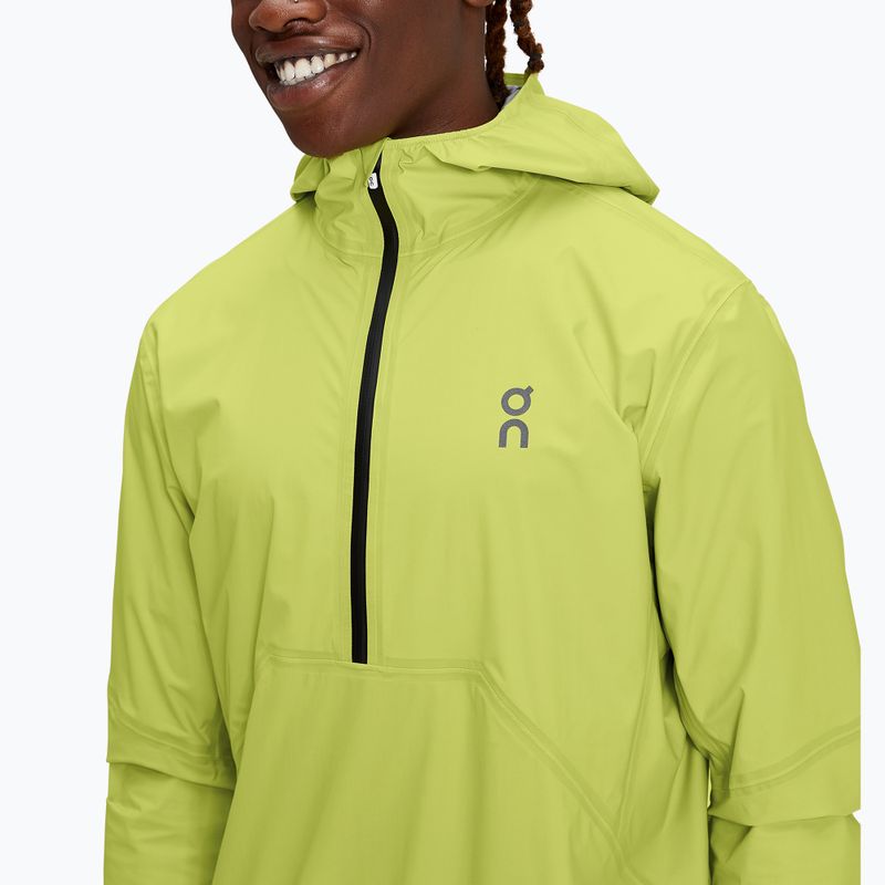 Куртка для бігу чоловіча On Running Waterproof Anorak zest 6