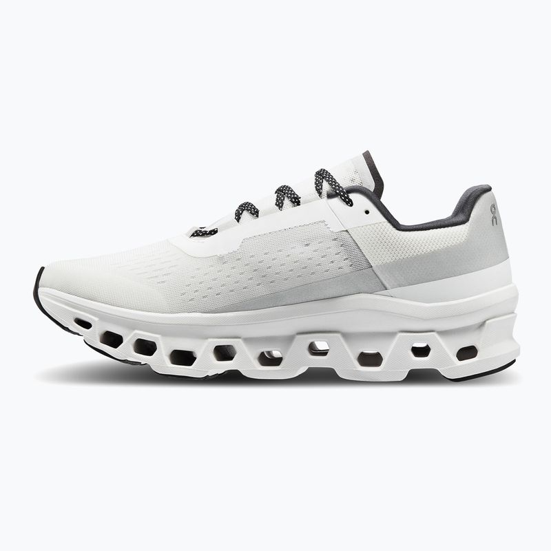 Кросівки для бігу чоловічі On Cloudmonster undyed-white/white 9