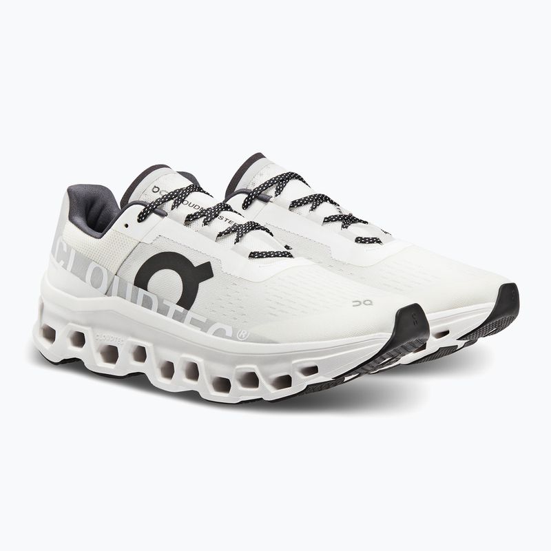 Кросівки для бігу чоловічі On Cloudmonster undyed-white/white 10