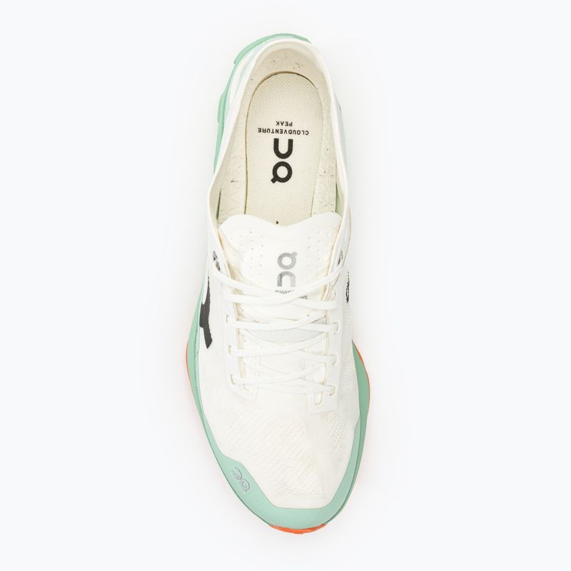 Жіночі кросівки для бігу на біговій доріжці On Cloudventure Peak 3 Undyed незабарвлені білі 5