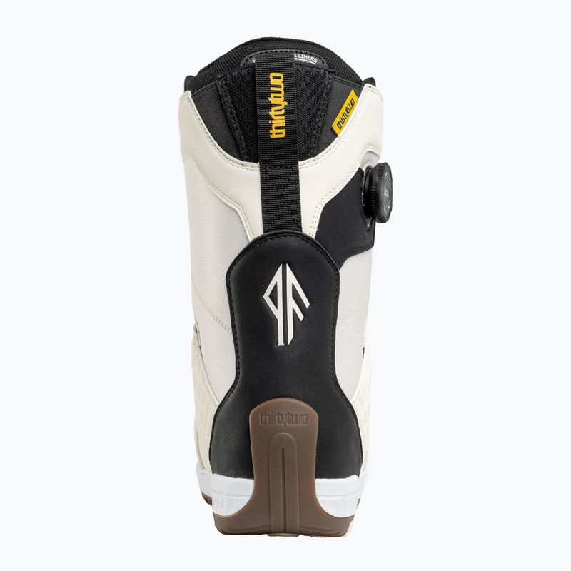 Черевики сноубордні чоловічі ThirtyTwo Lashed Double Boa Fava white/black/yellow 3