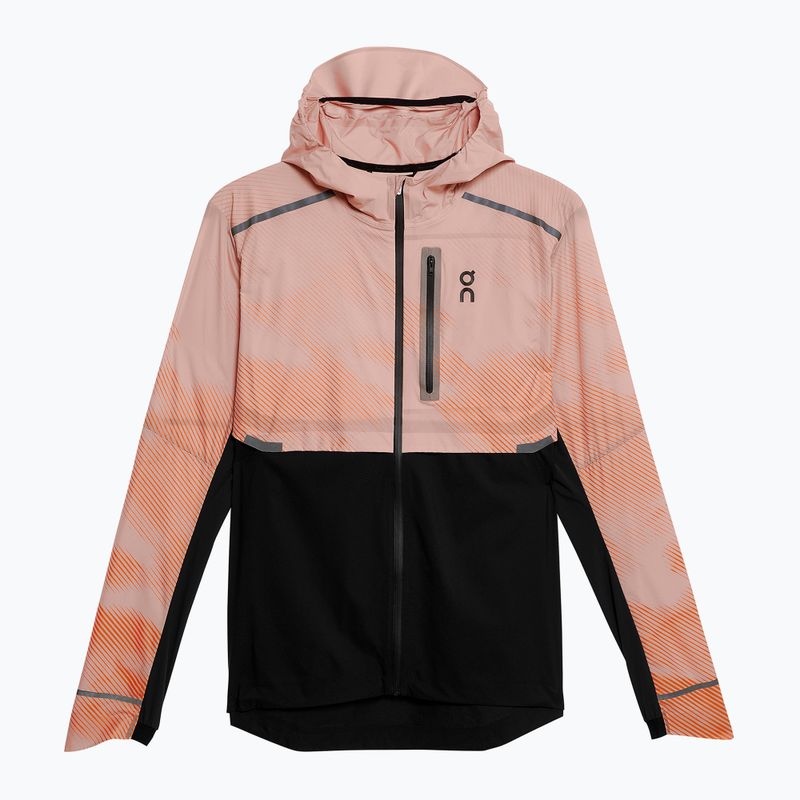 Куртка для бігу чоловіча On Running Weather Lumos woodrose/black 6