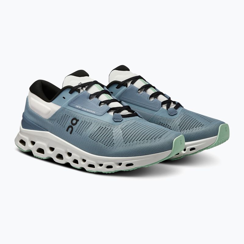 Кросівки для бігу чоловічі On Cloudstratus 3 wash/metal 10