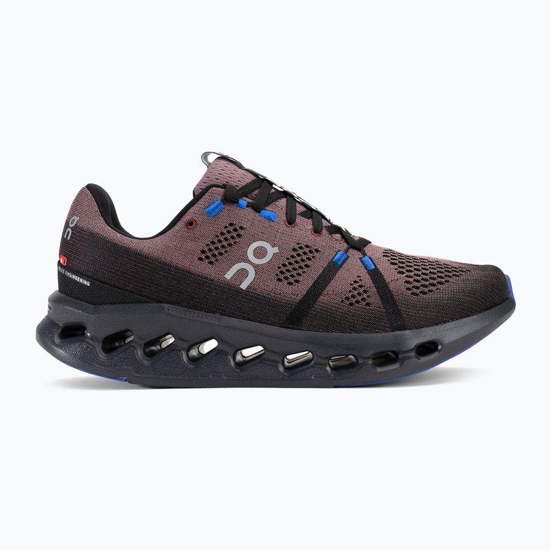 Черевики для бігу чоловічі On Cloudsurfer black/cobalt 2
