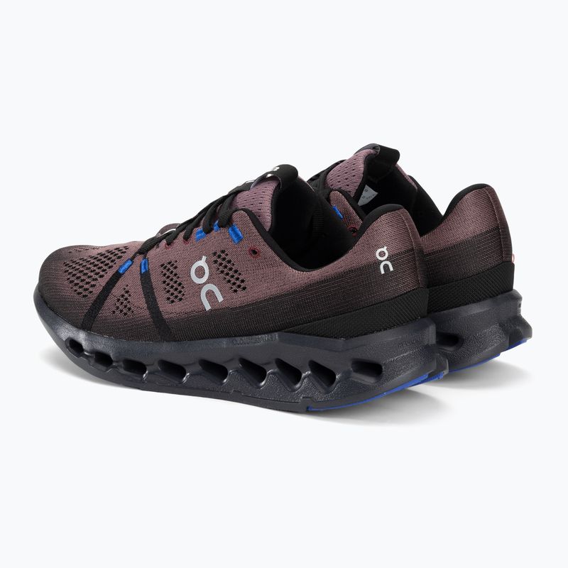 Черевики для бігу чоловічі On Cloudsurfer black/cobalt 4