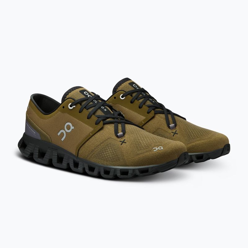 Черевики для бігу чоловічі On Cloud X 3 hunter/black