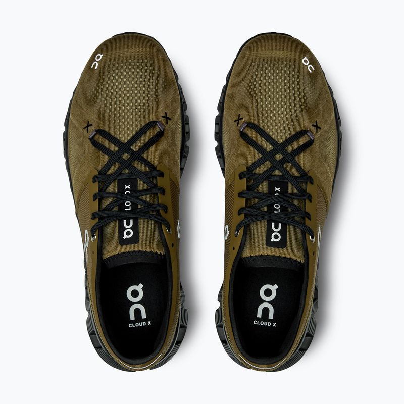 Черевики для бігу чоловічі On Cloud X 3 hunter/black 6
