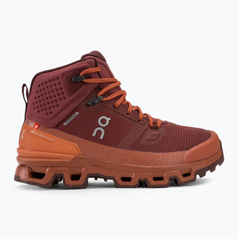Черевики трекінгові жіночі On Cloudrock 2 Waterproof beet/auburn 2