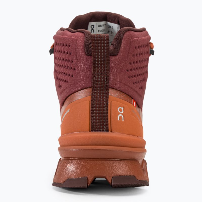 Черевики трекінгові жіночі On Cloudrock 2 Waterproof beet/auburn 6