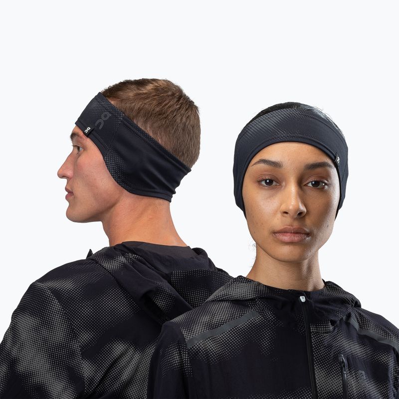 Пов'язка на голову On Lumos black 2