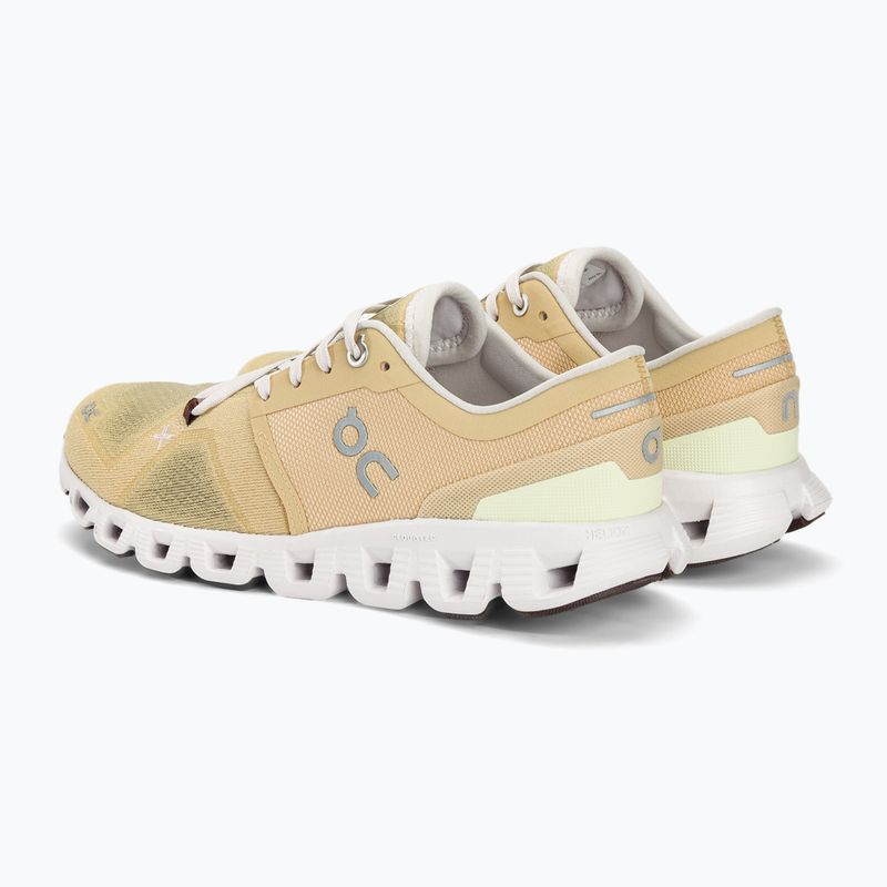 Черевики для бігу жіночі On Cloud X 3 savannah/frost 3