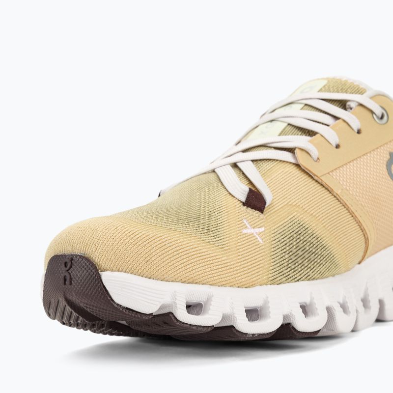 Черевики для бігу жіночі On Cloud X 3 savannah/frost 8