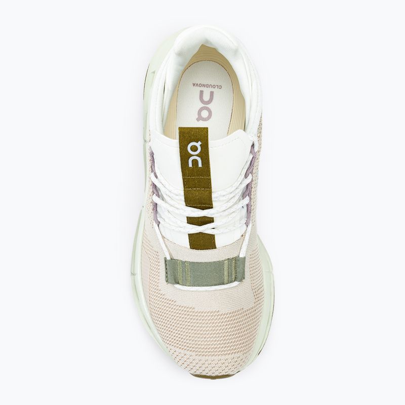Жіночі бігові кросівки On Cloudnova moon/aloe 5
