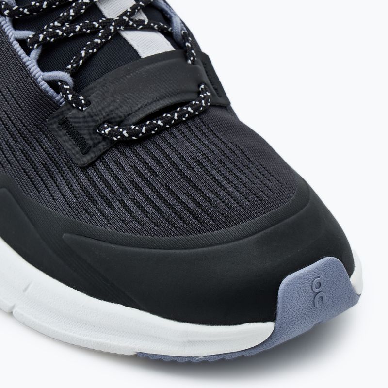 Жіночі кросівки для бігу On Cloudnova Flux незабарвлені чорні / пір'яні 7