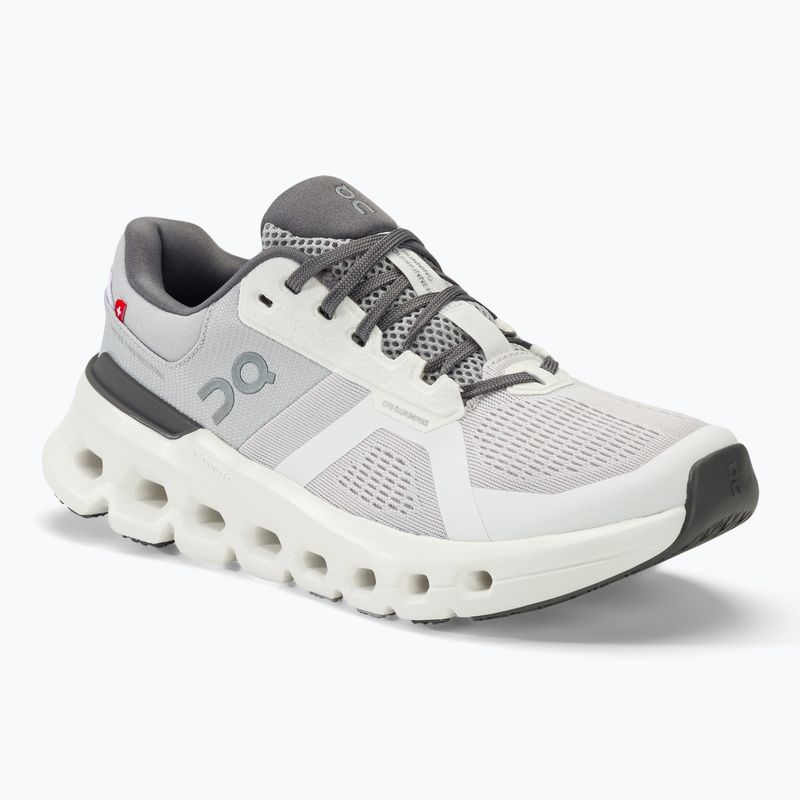 Черевики для бігу жіночі On Cloudrunner 2 frost/white