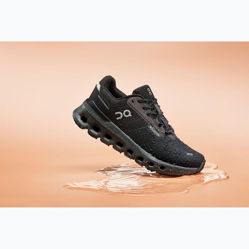 Черевики для бігу чоловічі On Running Cloudrunner 2 Waterproof magnet/black 8