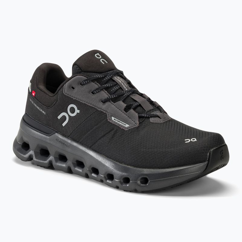 Черевики для бігу чоловічі On Cloudrunner 2 Waterproof magnet/black