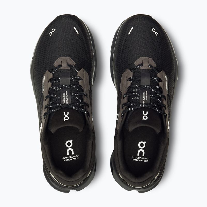 Черевики для бігу жіночі On Cloudrunner 2 Waterproof magnet/black 13