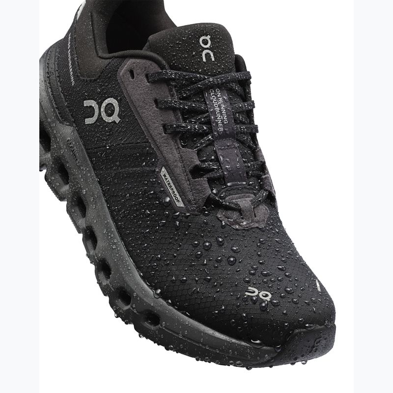 Черевики для бігу жіночі On Cloudrunner 2 Waterproof magnet/black 14