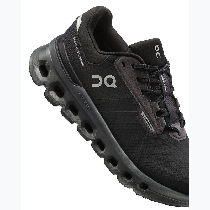 Черевики для бігу жіночі On Cloudrunner 2 Waterproof magnet/black 15