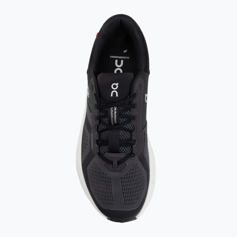 Черевики для бігу чоловічі On Cloudrunner 2 Wide eclipse/black 5