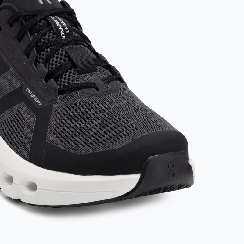 Черевики для бігу чоловічі On Cloudrunner 2 Wide eclipse/black 7