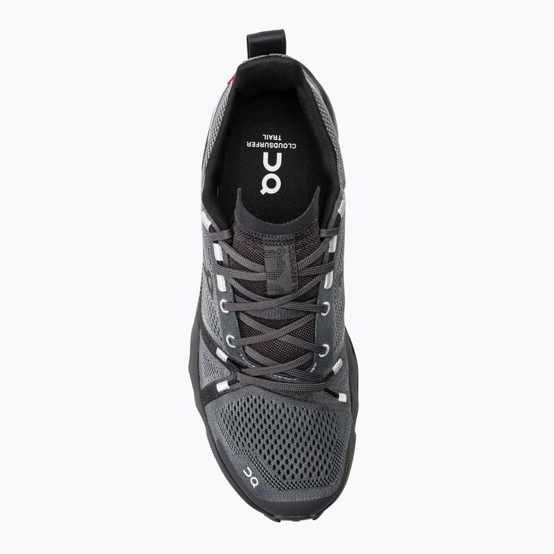 Черевики для бігу чоловічі On Cloudsurfer Trail eclipse/black 5