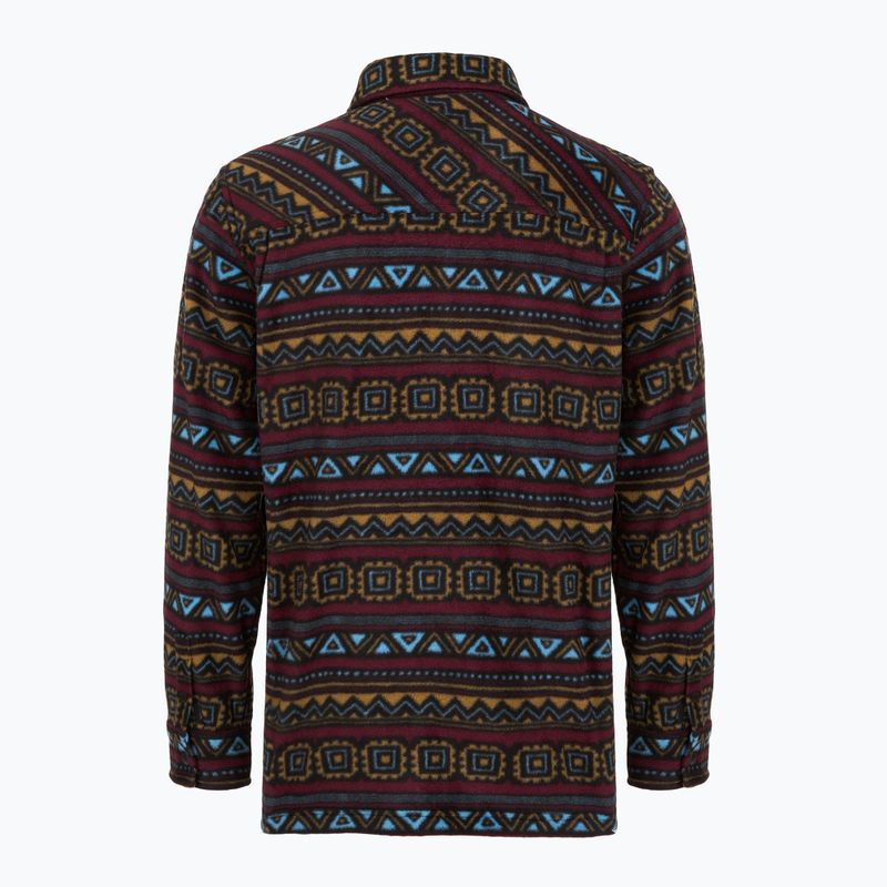 Сорочка чоловіча ThirtyTwo Rest Stop Zip Up maroon 2