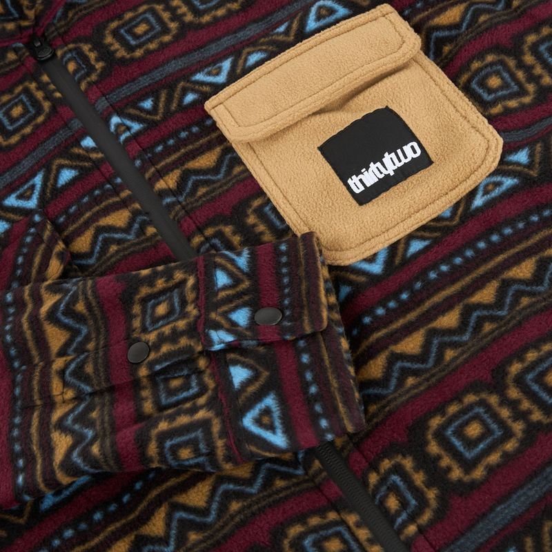 Сорочка чоловіча ThirtyTwo Rest Stop Zip Up maroon 3