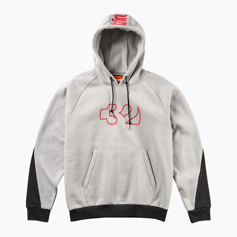 Кофта чоловіча ThirtyTwo Team Tech Hoodie cement