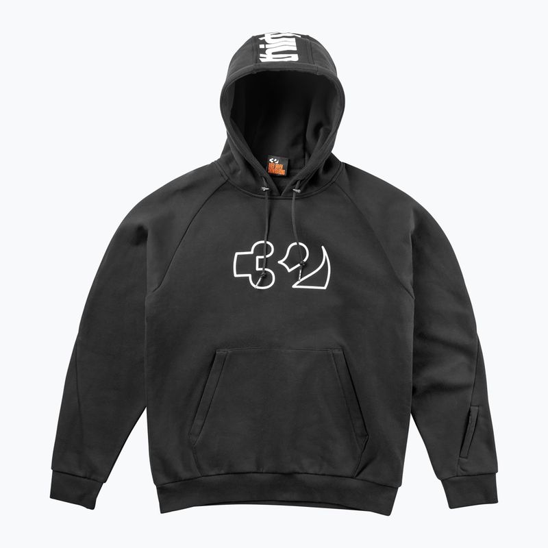 Кофта чоловіча ThirtyTwo Team Tech Hoodie black