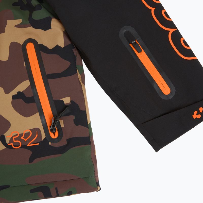 Куртка для сноуборду дитяча ThirtyTwo Grasser Insulated black/orange 4