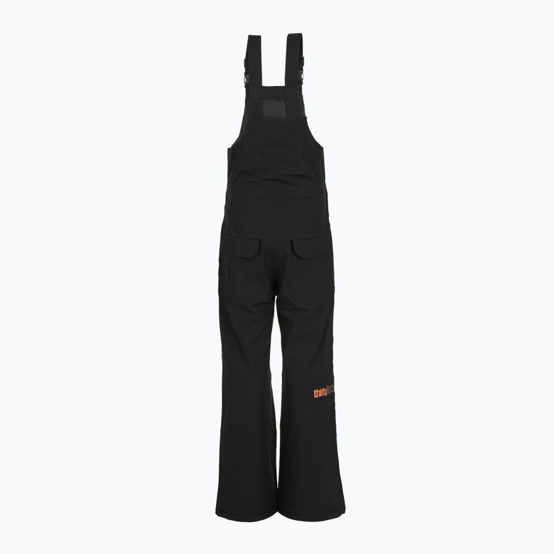 Штани для сноуборду дитячі ThirtyTwo Basement Bib black/orange 2