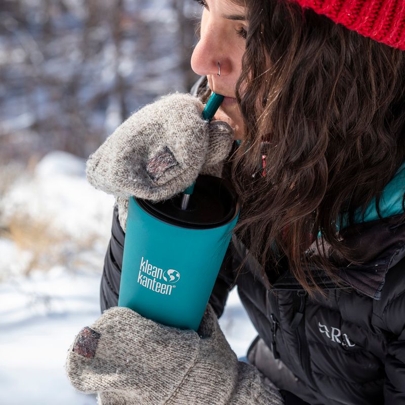 Термокружка з вакуумною ізоляцією Klean Kanteen Tumbler зі смарагдовою бухтою 7