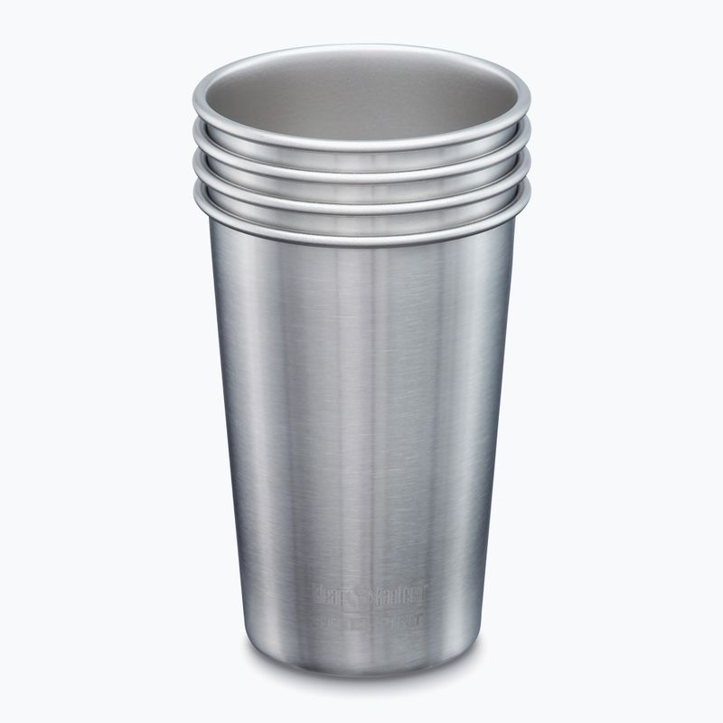 Кружки туристичні Klean Kanteen Pint Cup 4 штуки brushed stainless