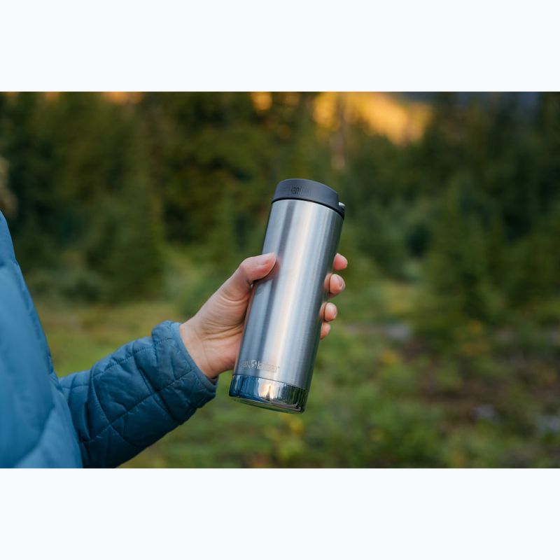 Кружка термічна Klean Kanteen TKWide Cafe Cap 473 мл brushed stainless 2
