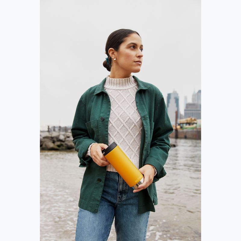 Кружка термічна Klean Kanteen TKWide Cafe Cap 473 мл marigold 3