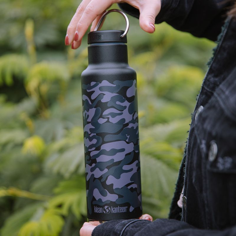 Дорожня пляшка Klean Kanteen Classic VI чорний камуфляж 3