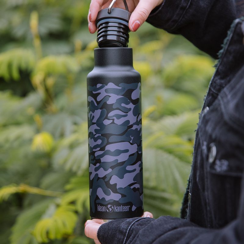 Дорожня пляшка Klean Kanteen Classic VI чорний камуфляж 4