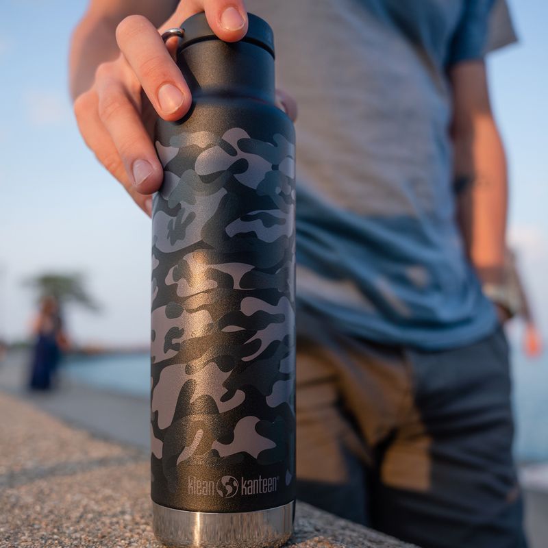 Дорожня пляшка Klean Kanteen Classic VI чорний камуфляж 9